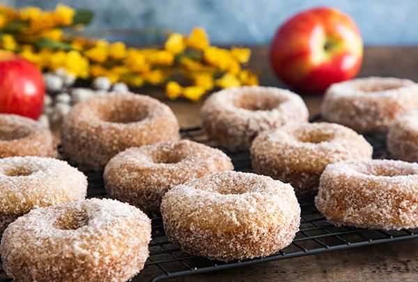 Apple Cider Baked Doughnuts